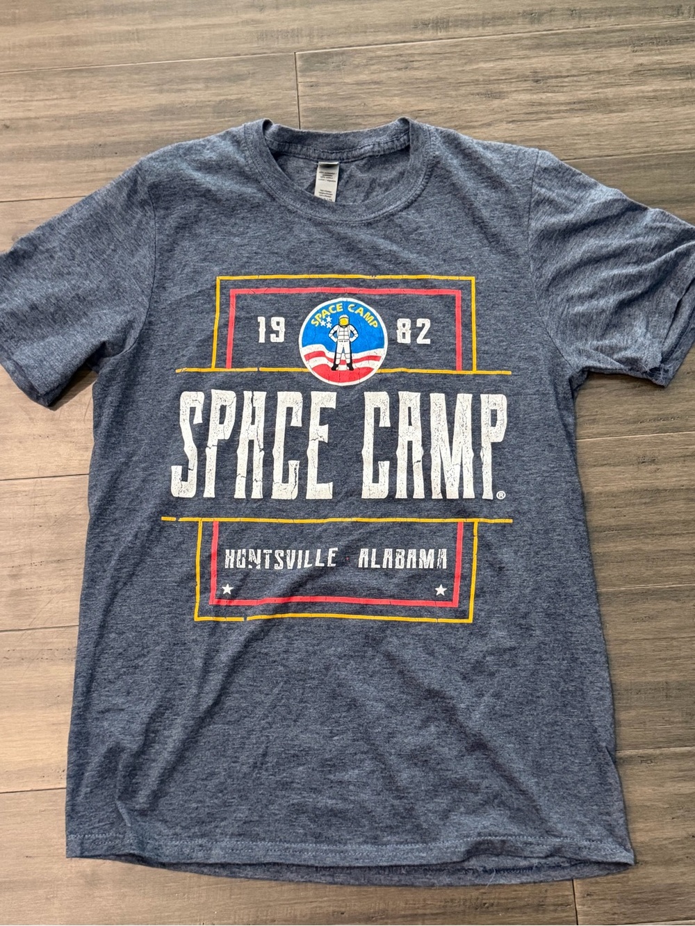 Space Camp Huntsville Alabama Graphic Tee - Heather Blue